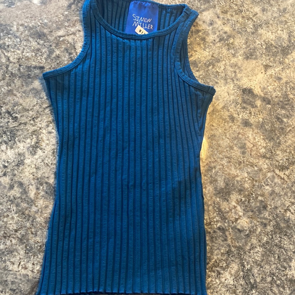SIMON MILLER ribbed tank.  Size Large